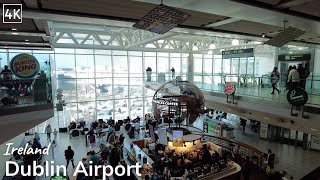 Dublin Airport 4K  Walking Tour  Exploring Irish Airport  Ireland 60fps [upl. by Achorn942]