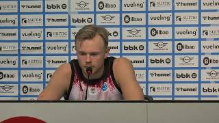 PostGame Surne Bilbao BasketNeptunas Klaipeda Harald Frey [upl. by Cypro]