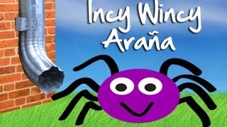 Incy Wincy Araña  canción infantil Nursery rhymes video [upl. by Anglim]