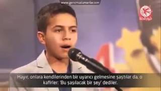 Ses Yarışmasında KURANI KERİM Okuyarak Jürileri Hayrete Düşüren Suriyeli Çocuk [upl. by Aileek]