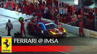 Encouraging début for the Ferrari 488 GTE in Daytona [upl. by Richmound]