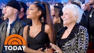 Ariana Grande’s nonna achieves Billboard milestone [upl. by Nylekcaj575]