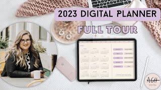 The Ultimate 2023 Digital Planner  Full Tour amp Features [upl. by Lalita]