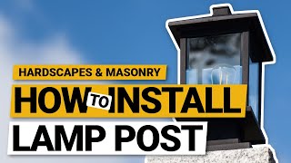 Upgrade Your Outdoor Lighting How To Install A Granite Lamp Post [upl. by Hallee]