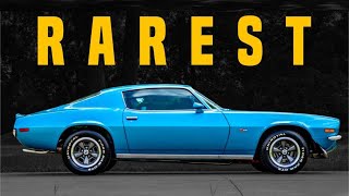 20 RAREST Chevrolet Camaros Ever Made [upl. by Nail]