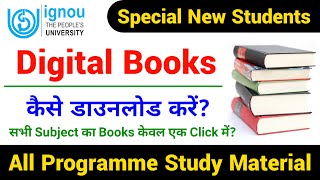 How to Download IGNOU Study Material Online  IGNOU eGyanKosh Study Material  ignou pdf books [upl. by Mlehliw478]