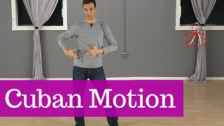 Cuban Motion Exercise In Latin dancing [upl. by Eeloj]