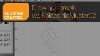 Stepcraft 420 Desktop CNC System Drawing sample workpiece fileMuster02 plt [upl. by Purdy]