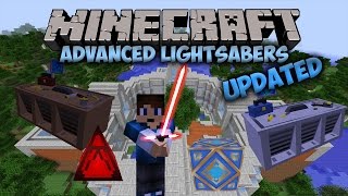 Jedi Temples  Advanced Lightsabers Mod UPDATED  Minecraft Mod Showcase 15 [upl. by Mehsah567]