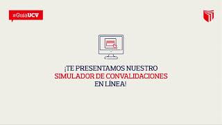 GuiaUCV Te presentamos nuestro simulador de convalidaciones online [upl. by Karsten194]