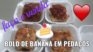 BOLO DE BANANA COM CARAMELO  SURPREENDA SEUS CLIENTES FAÇA E VENDAFATURE COM ESSA RECEITA [upl. by Nicoline631]