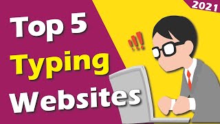 Top 5 Best Typing Websites 2022  Learn Typing Quick and Easy [upl. by Fabio]