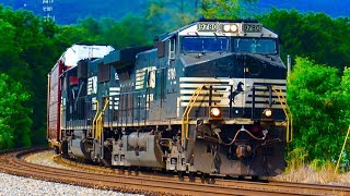 Norfolk Southern Freight Trains [upl. by Nyrret]