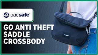 Pacsafe GO Anti Theft Saddle Crossbody Review 1 Month of Use [upl. by Emory]