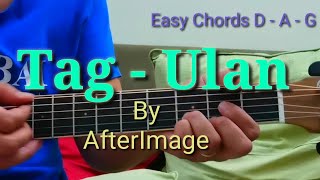 Tag ulan  AfterImage Guitar Tutorials  Easy Chords [upl. by Enahs190]