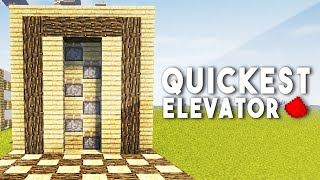 FASTEST REDSTONE ELEVATOR Unlimited Height  Minecraft Redstone Tutorial [upl. by Tram]