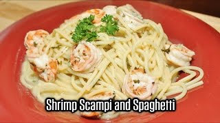 SHRIMP SCAMPI WITH SPAGHETTI  Quick and Easy Recipes [upl. by Ereveneug]