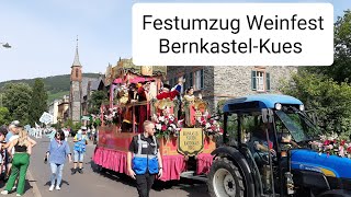 Höhepunkte des WeinfestUmzugs BernkastelKues 2023 [upl. by Felicia575]