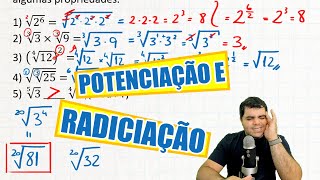 ⭐ Aula de POTENCIAÇÃO E RADICIAÇÃO da Matemática Básica DESBUGADA  Rafael Procopio  Paulo Pereira [upl. by Mirielle409]