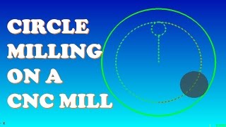 HAND WRITE A CIRCLE MILLING PROGRAM FOR A CNC MILL [upl. by Laflam]