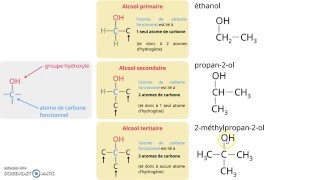 Primaire secondaire tertiaire les classes des alcools [upl. by Ardnazil]