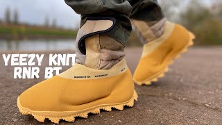 These Are Seriously Crazy But… Yeezy Knit Runner Boot Review amp On Foot [upl. by Annauj]