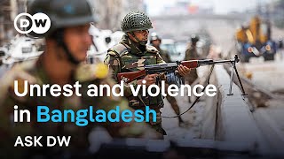 How brutal was the crackdown of Bangladeshs student protests  Ask DW [upl. by Ausoj390]