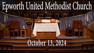 Epworth UMC online service for October 13 2024 [upl. by Fairley528]