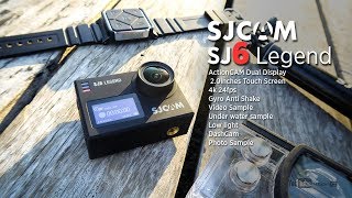 VLOG SJCAM SJ6 Legend 4K WIFI Action Camera Unboxing amp HandsOn  Video amp Photo Sample Ph [upl. by Kirsti]