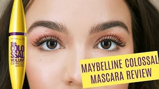 Maybelline Colossal Mascara Review  Demo [upl. by Uriiah]