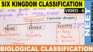 Six Kingdom Classification was given by  Six kingdom classification class 11 in Hindi  CBSE NEET [upl. by Anaile]