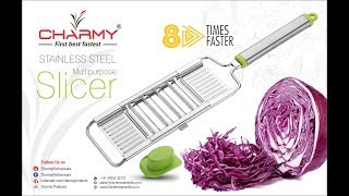 CHARMY SS Slicer Multipurpose 6 in 1 [upl. by Leiad231]