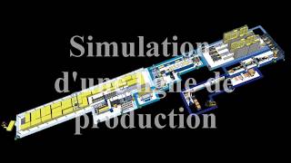 Simulation dune ligne de production [upl. by Gwynne]