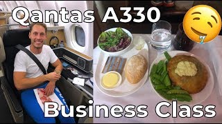 Qantas A330200 Business Class Review Denpasar To Sydney [upl. by Haimehen]