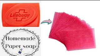 How to make paper soap Homemade Paper SoapDIY paper soap [upl. by Belanger]