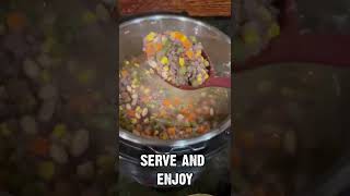 Easy Simple Venison Soup  Step by Step Short Video [upl. by Mala]