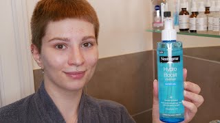 How to use the Neutrogena Hydro Boost Water Gel Cleanser  Full Demonstration [upl. by Zoila]