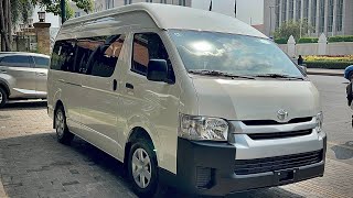 New toyota hiace 2023 12 Seats 30L white Color  interior exterior details [upl. by Maxa]