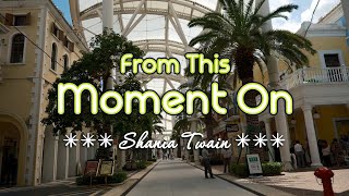 FROM THIS MOMENT ON  Karaoke Version  in the style of Shania Twain [upl. by Ahtnamys]