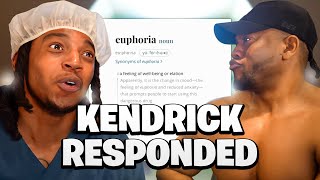 KENDRICK LAMAR  Euphoria DRAKE DISS REACTION [upl. by Nave]