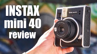 Fujifilm INSTAX Mini 40 REVIEW vs Mini 11 BEST Instant camera and tutorial [upl. by Stickney616]