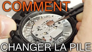 Comment Changer la Pile dune Montre Fossil [upl. by Eyma]