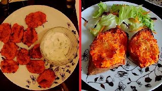 Sweet Potato Rostis and Buffalo Skins  Pinch of Nom [upl. by Chafee436]