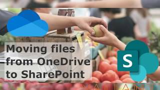 Moving Files from OneDrive to SharePoint [upl. by Ffoeg]