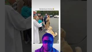 Perro bendecido amen viral virales risa risas meme memes parati amen [upl. by Ennahtebazile]