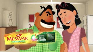 Dabur Meswak Toothpaste Ad  Avoid Germs buildup behind your Mask  Complete Oral care  Hindi [upl. by Nnylacissej]