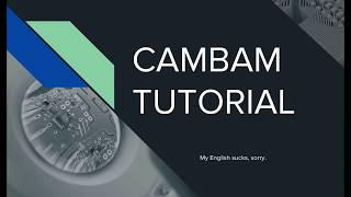 CAMBAM tutorial in 15 minutes [upl. by Anyd162]