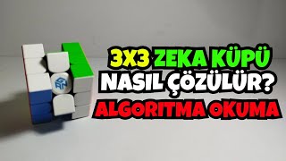 3x3 Zeka Küpü Nasıl Çözülür Part 1  Rotasyon ve Algoritma Okuma [upl. by Michigan931]