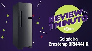 Geladeira Brastemp BRM44HK 375 Litros  Análise  REVIEW EM 1 MINUTO  ZOOM [upl. by Seira]