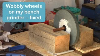 Wobbly wheels on my bench grinder  fixed [upl. by Jo-Ann]